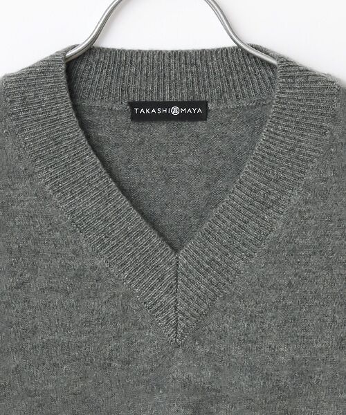 TAKASHIMAYA CASHMERE（レディース、メンズ） / タカシマヤ カシミヤ（レディース、メンズ） ニット・セーター | カシミヤ Vネックセーター【S/M/L】 | 詳細6