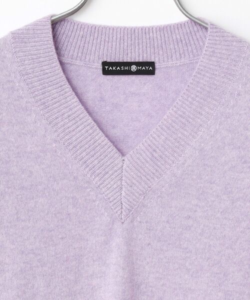 TAKASHIMAYA CASHMERE（レディース、メンズ） / タカシマヤ カシミヤ（レディース、メンズ） ニット・セーター | カシミヤ Vネックセーター【S/M/L】 | 詳細18