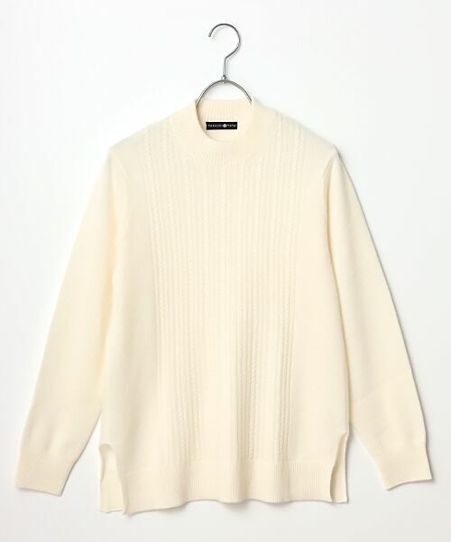 TAKASHIMAYA CASHMERE(レディース、メンズ) / タカシマヤカシミヤ(レディース、メンズ) ニット・セーター | カシミヤ ケーブルハイネックチュニック【S/M/L】 | 詳細2