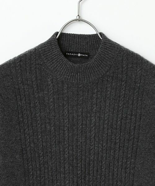 TAKASHIMAYA CASHMERE（レディース、メンズ） / タカシマヤ カシミヤ（レディース、メンズ） ニット・セーター | カシミヤ ケーブルハイネックチュニック【LL】 | 詳細3