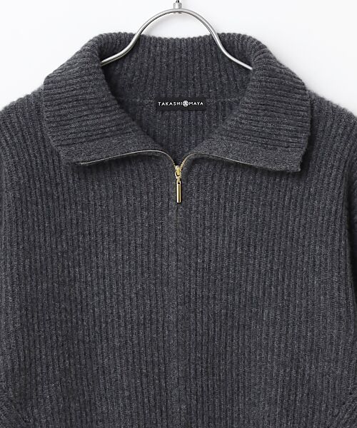 TAKASHIMAYA CASHMERE（レディース、メンズ） / タカシマヤ カシミヤ（レディース、メンズ） カーディガン・ボレロ | カシミヤ ジップジャケット【S-M/M-L】 | 詳細1