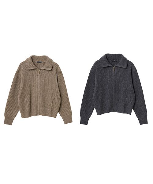 TAKASHIMAYA CASHMERE（レディース、メンズ） / タカシマヤ カシミヤ（レディース、メンズ） カーディガン・ボレロ | カシミヤ ジップジャケット【S-M/M-L】 | 詳細8