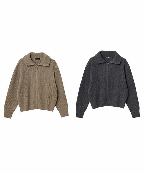 TAKASHIMAYA CASHMERE（レディース、メンズ） / タカシマヤ カシミヤ（レディース、メンズ） カーディガン・ボレロ | カシミヤ ジップジャケット【L-LL】 | 詳細8