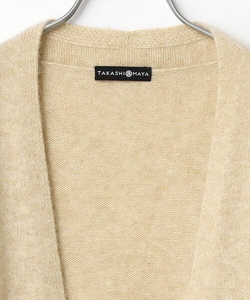 TAKASHIMAYA CASHMERE（レディース、メンズ） / タカシマヤ カシミヤ（レディース、メンズ） カーディガン・ボレロ | カシミヤ 着流しロングカーディガン【L-LL】 | 詳細5