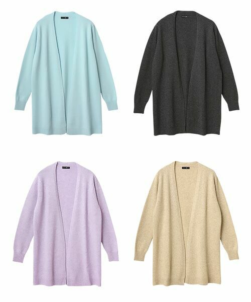 TAKASHIMAYA CASHMERE（レディース、メンズ） / タカシマヤ カシミヤ（レディース、メンズ） カーディガン・ボレロ | カシミヤ 着流しロングカーディガン【L-LL】 | 詳細11