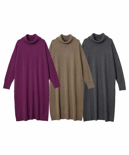 TAKASHIMAYA CASHMERE（レディース、メンズ） / タカシマヤ カシミヤ（レディース、メンズ） ロング・マキシ丈ワンピース | カシミヤ ニットワンピース【L-LL】 | 詳細11