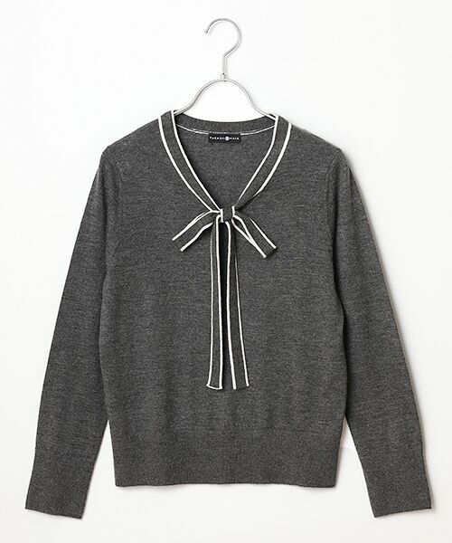 TAKASHIMAYA CASHMERE(レディース、メンズ) / タカシマヤカシミヤ(レディース、メンズ) ニット・セーター | カシミヤ ボウタイセーター【S/M/L】 | 詳細2