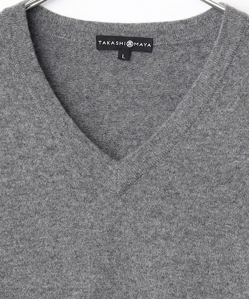 TAKASHIMAYA CASHMERE(レディース、メンズ) / タカシマヤカシミヤ(レディース、メンズ) ニット・セーター | カシミヤ Vネックセーター【S/M/L】 | 詳細1