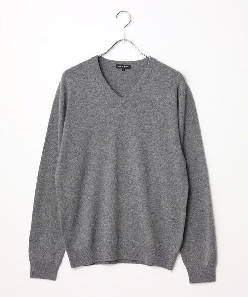 TAKASHIMAYA CASHMERE(レディース、メンズ) / タカシマヤカシミヤ(レディース、メンズ) ニット・セーター | カシミヤ Vネックセーター【S/M/L】 | 詳細2