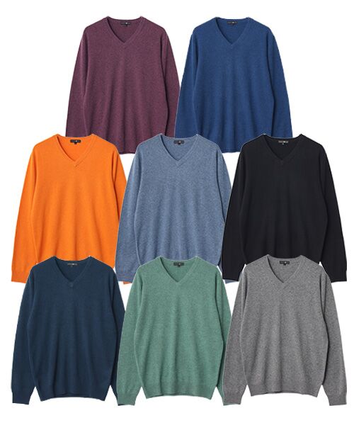TAKASHIMAYA CASHMERE(レディース、メンズ) / タカシマヤカシミヤ(レディース、メンズ) ニット・セーター | カシミヤ Vネックセーター【S/M/L】 | 詳細21