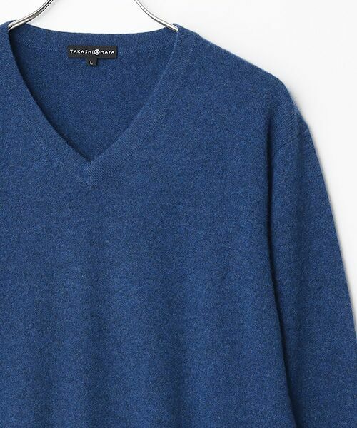 TAKASHIMAYA CASHMERE(レディース、メンズ) / タカシマヤカシミヤ(レディース、メンズ) ニット・セーター | カシミヤ Vネックセーター【3L】 | 詳細11