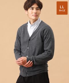 RRL カシミア　カーディガン　グレー 中古・古着通販】RRL (ダブルアールエル) カシミヤ混ショール