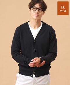 Hiranoya 黒 カシミヤカーディガン ブラッシュドカシミヤ・ニットカーディガン