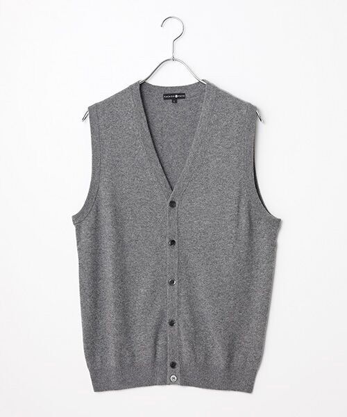 TAKASHIMAYA CASHMERE(レディース、メンズ) / タカシマヤカシミヤ(レディース、メンズ) ベスト | カシミヤ 前開きベスト【S/M/L】 | 詳細2