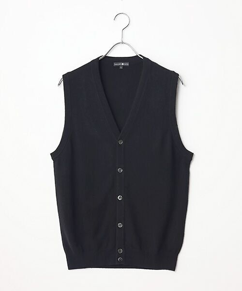 TAKASHIMAYA CASHMERE(レディース、メンズ) / タカシマヤカシミヤ(レディース、メンズ) ベスト | カシミヤ 前開きベスト【S/M/L】 | 詳細4