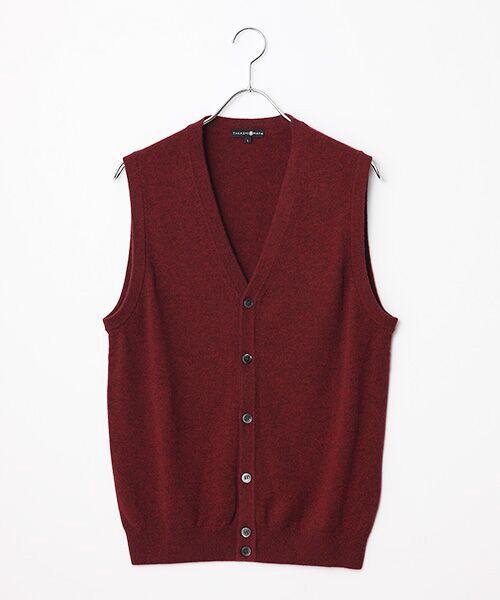 TAKASHIMAYA CASHMERE(レディース、メンズ) / タカシマヤカシミヤ(レディース、メンズ) ベスト | カシミヤ 前開きベスト【S/M/L】 | 詳細10