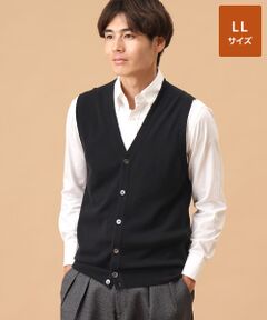 TAKASHIMAYA CASHMERE(レディース、メンズ) / タカシマヤカシミヤ(レディース、メンズ) ベスト | カシミヤ 前開きベスト【LL】