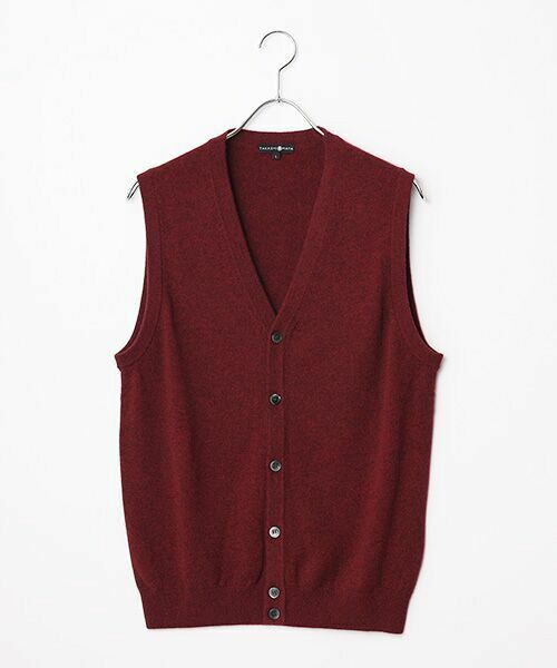 TAKASHIMAYA CASHMERE(レディース、メンズ) / タカシマヤカシミヤ(レディース、メンズ) ベスト | カシミヤ 前開きベスト【3L】 | 詳細10