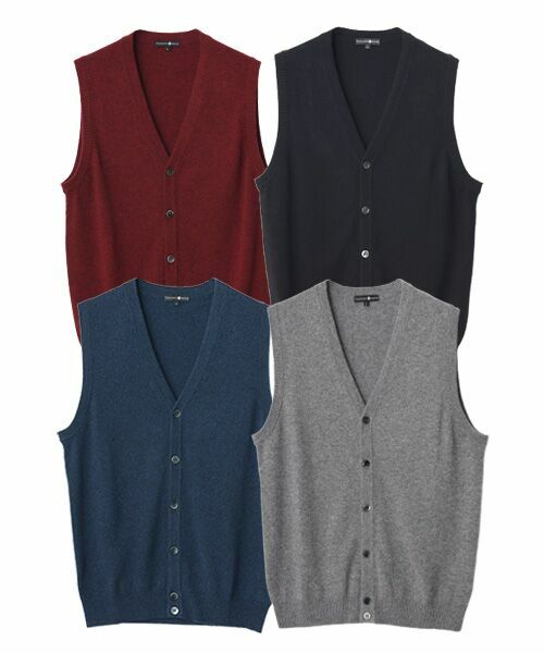 TAKASHIMAYA CASHMERE(レディース、メンズ) / タカシマヤカシミヤ(レディース、メンズ) ベスト | カシミヤ 前開きベスト【3L】 | 詳細13