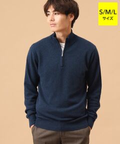 TAKASHIMAYA CASHMERE(レディース、メンズ) / タカシマヤカシミヤ(レディース、メンズ) ニット・セーター | カシミヤ ハーフジップセーター【S/M/L】