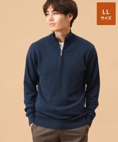 TAKASHIMAYA CASHMERE(レディース、メンズ) / タカシマヤカシミヤ(レディース、メンズ) ニット・セーター | カシミヤ ハーフジップセーター【LL】