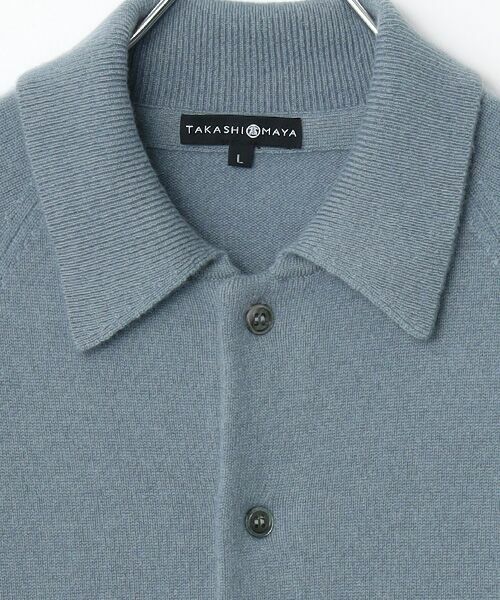 TAKASHIMAYA CASHMERE(レディース、メンズ) / タカシマヤカシミヤ(レディース、メンズ) ニット・セーター | カシミヤ ニットオーバーシャツ【LL】 | 詳細7