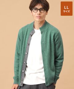 TAKASHIMAYA CASHMERE(レディース、メンズ) / タカシマヤカシミヤ(レディース、メンズ) その他アウター | カシミヤ スタンドカラーカーディガン【LL】
