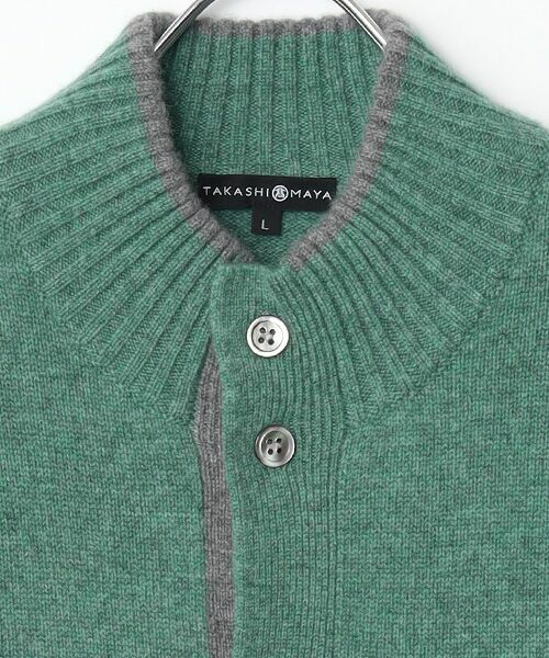 TAKASHIMAYA CASHMERE(レディース、メンズ) / タカシマヤカシミヤ(レディース、メンズ) その他アウター | カシミヤ スタンドカラーカーディガン【LL】 | 詳細1