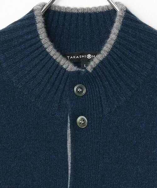 TAKASHIMAYA CASHMERE(レディース、メンズ) / タカシマヤカシミヤ(レディース、メンズ) その他アウター | カシミヤ スタンドカラーカーディガン【LL】 | 詳細6