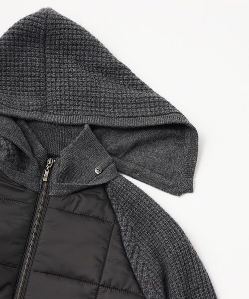 TAKASHIMAYA CASHMERE(レディース、メンズ) / タカシマヤカシミヤ(レディース、メンズ) その他アウター | フード付ニットブルゾン【S/M/L】 | 詳細4