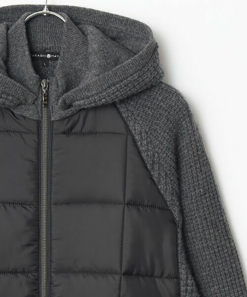 TAKASHIMAYA CASHMERE(レディース、メンズ) / タカシマヤカシミヤ(レディース、メンズ) その他アウター | フード付ニットブルゾン【LL】 | 詳細2