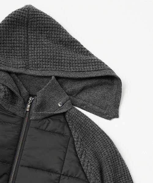 TAKASHIMAYA CASHMERE(レディース、メンズ) / タカシマヤカシミヤ(レディース、メンズ) その他アウター | フード付ニットブルゾン【LL】 | 詳細4