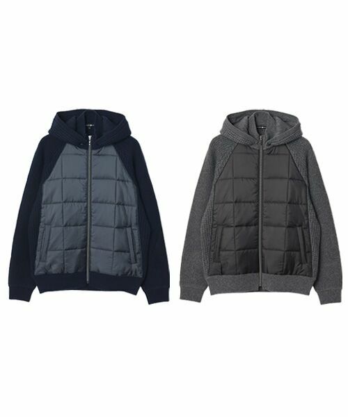 TAKASHIMAYA CASHMERE(レディース、メンズ) / タカシマヤカシミヤ(レディース、メンズ) その他アウター | フード付ニットブルゾン【LL】 | 詳細10