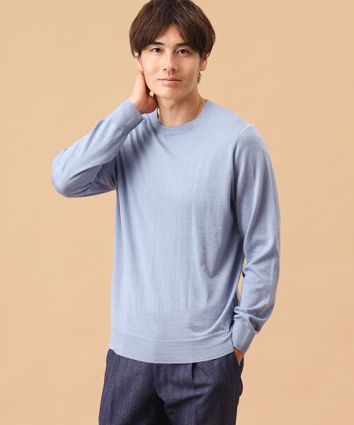 TAKASHIMAYA CASHMERE(レディース、メンズ) / タカシマヤカシミヤ(レディース、メンズ) ニット・セーター | カシミヤシルク クルーネックセーター【S/M/L】 | 詳細9