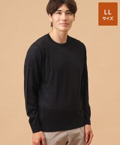 TAKASHIMAYA CASHMERE(レディース、メンズ) / タカシマヤカシミヤ(レディース、メンズ) ニット・セーター | カシミヤシルク クルーネックセーター【LL】