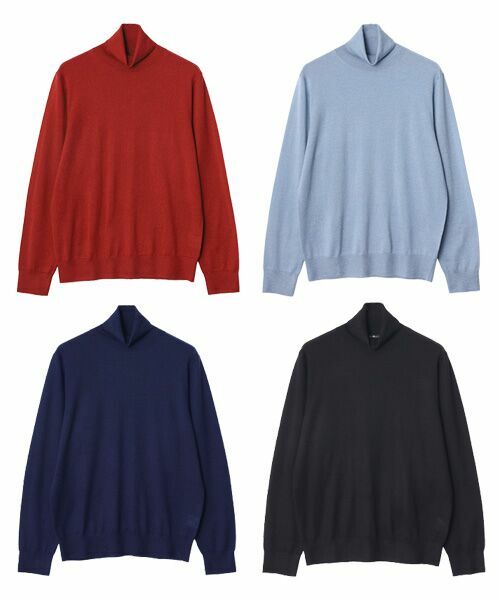 TAKASHIMAYA CASHMERE(レディース、メンズ) / タカシマヤカシミヤ(レディース、メンズ) ニット・セーター | カシミヤシルク タートルネックセーター【LL】 | 詳細12
