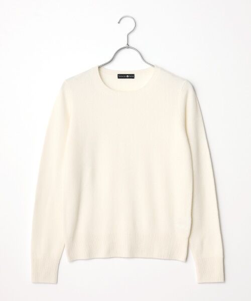 未使用品、BEAUTY&YOUTH カシミヤ クルーネックセーター BEAUTY&YOUTH ウール カシミヤ クルーネック ニット ブラック