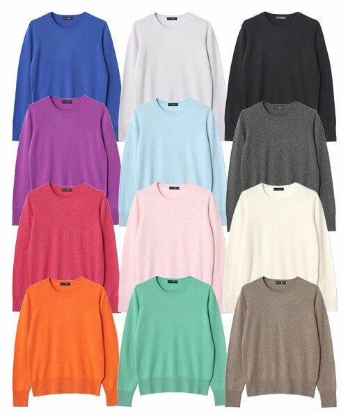 TAKASHIMAYA CASHMERE(レディース、メンズ) / タカシマヤカシミヤ(レディース、メンズ) ニット・セーター | カシミヤ クルーネックセーター【LL】 | 詳細28