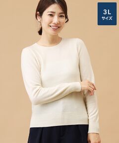 TAKASHIMAYA CASHMERE(レディース、メンズ) / タカシマヤカシミヤ(レディース、メンズ) ニット・セーター | カシミヤ クルーネックセーター【3L】