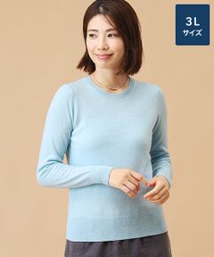 TAKASHIMAYA CASHMERE(レディース、メンズ) / タカシマヤカシミヤ(レディース、メンズ) ニット・セーター | カシミヤ クルーネックセーター【3L】