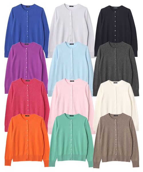TAKASHIMAYA CASHMERE(レディース、メンズ) / タカシマヤカシミヤ(レディース、メンズ) カーディガン・ボレロ | カシミヤ クルーネックカーディガン【S/M/L】 | 詳細28