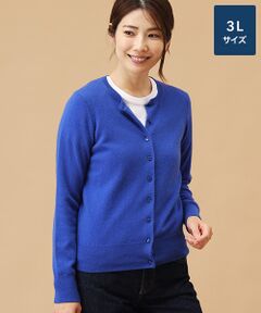 TAKASHIMAYA CASHMERE(レディース、メンズ) / タカシマヤカシミヤ(レディース、メンズ) カーディガン・ボレロ | カシミヤ クルーネックカーディガン【3L】