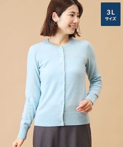 TAKASHIMAYA CASHMERE(レディース、メンズ) / タカシマヤカシミヤ(レディース、メンズ) カーディガン・ボレロ | カシミヤ クルーネックカーディガン【3L】