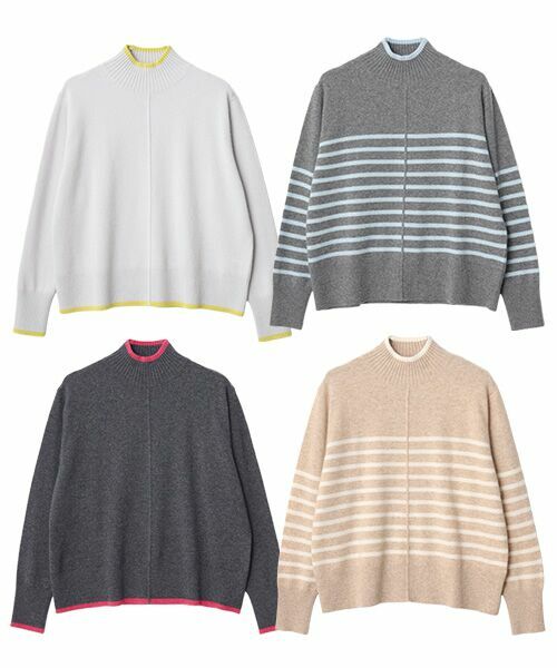 TAKASHIMAYA CASHMERE(レディース、メンズ) / タカシマヤカシミヤ(レディース、メンズ) ニット・セーター | カシミヤ ボトルネックセーター【3L】 | 詳細12