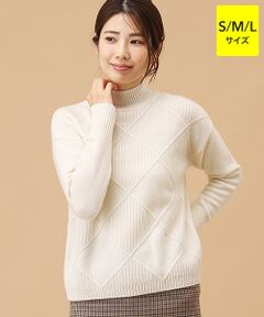 TAKASHIMAYA CASHMERE(レディース、メンズ) / タカシマヤカシミヤ(レディース、メンズ) ニット・セーター | カシミヤ ダイヤ柄セーター【S/M/L】