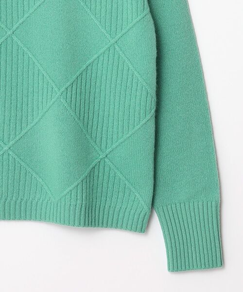 TAKASHIMAYA CASHMERE(レディース、メンズ) / タカシマヤカシミヤ(レディース、メンズ) ニット・セーター | カシミヤ ダイヤ柄セーター【S/M/L】 | 詳細7