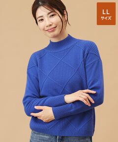 TAKASHIMAYA CASHMERE(レディース、メンズ) / タカシマヤカシミヤ(レディース、メンズ) ニット・セーター | カシミヤ ダイヤ柄セーター【LL】