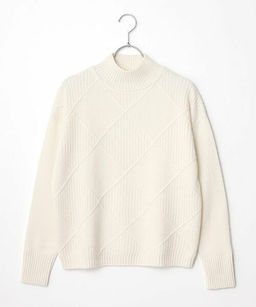 TAKASHIMAYA CASHMERE(レディース、メンズ) / タカシマヤカシミヤ(レディース、メンズ) ニット・セーター | カシミヤ ダイヤ柄セーター【LL】 | 詳細2