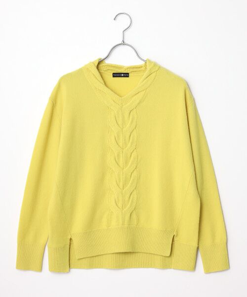 TAKASHIMAYA CASHMERE(レディース、メンズ) / タカシマヤカシミヤ(レディース、メンズ) ニット・セーター | カシミヤ ケーブルＶネックセーター【S/M/L】 | 詳細7