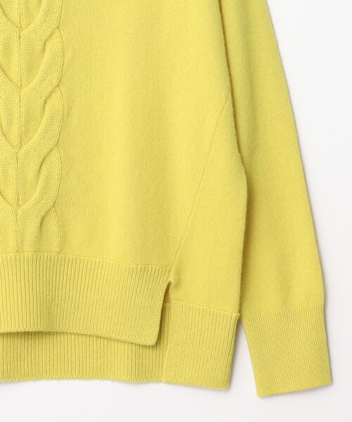 TAKASHIMAYA CASHMERE(レディース、メンズ) / タカシマヤカシミヤ(レディース、メンズ) ニット・セーター | カシミヤ ケーブルＶネックセーター【S/M/L】 | 詳細5